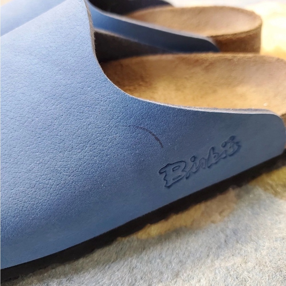 Birkenstock Blue Women's Birki Provence Size 7 NIB - Picture 4 of 10